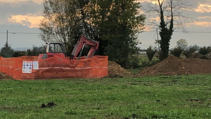 La zona del cantiere La zona del cantiere