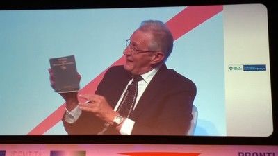 Frenetico inizio di settimana per il vicepresidente Abi Beppe Ghisolfi Frenetico inizio di settimana per il vicepresidente Abi Beppe Ghisolfi