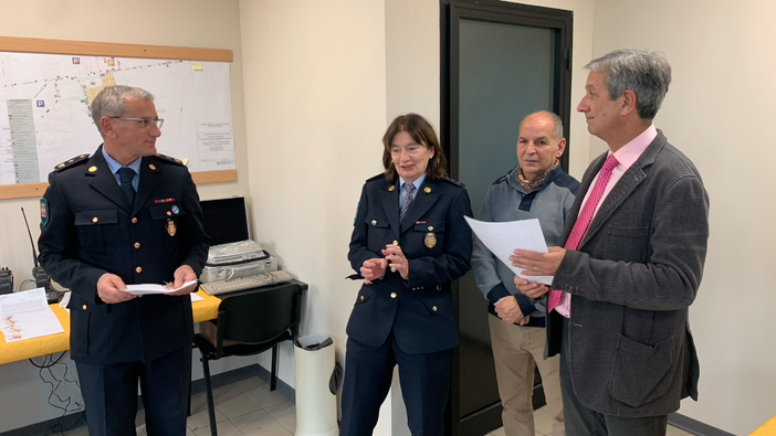 Nastrini covid-19 per la Polizia locale di Savigliano