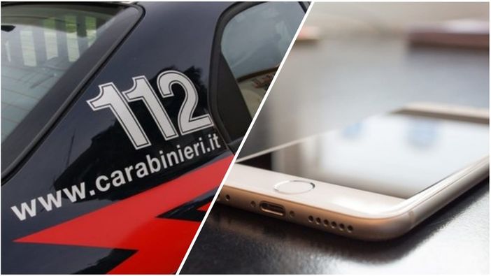 iPhone rubato portato in assistenza a Barge per farlo sbloccare: alla consegna arrivano i carabinieri