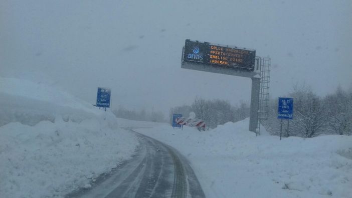 Colle della Maddalena: completate le operazioni di sgombero neve, riaperta al traffico la SS21