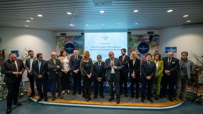 I premiati nell'ambito della "Fedeltà associativa" di Confartigianato
