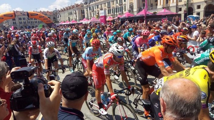 La partenza della Cuneo-Pinerolo 2019 La partenza della Cuneo-Pinerolo 2019