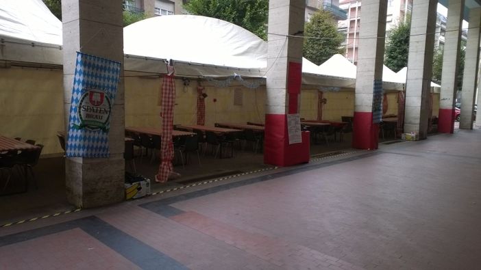 Stand allestiti in corso Vittorio