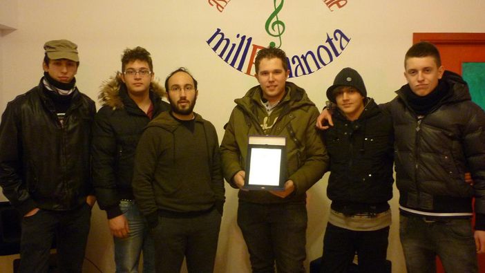 Filippo Cosentino con i Nasty Rabbit