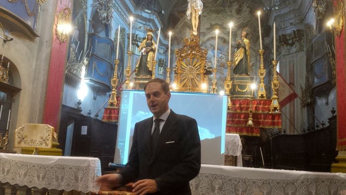 Dronero Confraternita del Gonfalone, il rettore Roberto Olivero