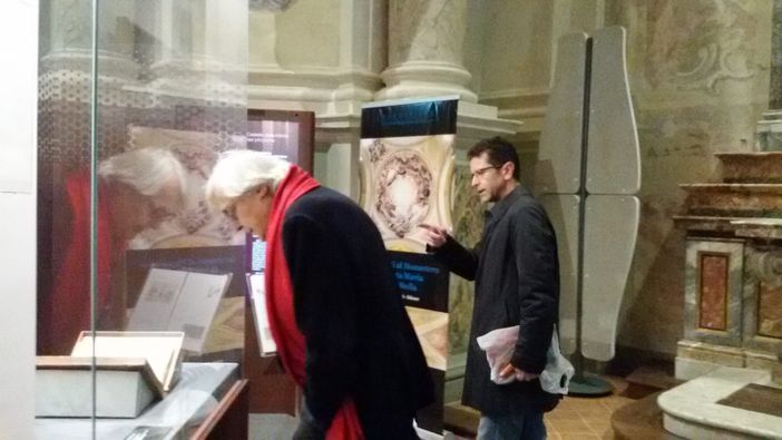 Vittorio Sgarbi alla mostra "Tesori del Marchesato di Saluzzo"