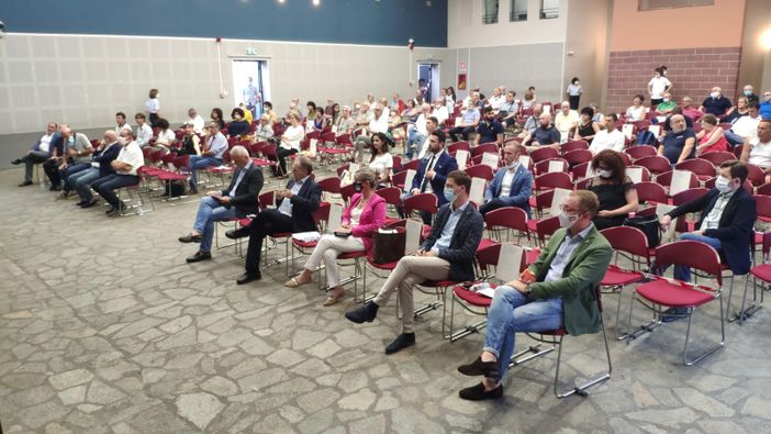 Un momento del Consiglio comunale aperto di lunedì sera