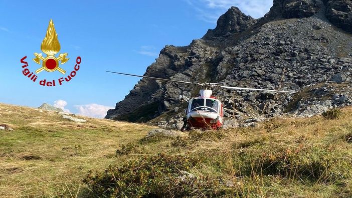 Coppia di francesi perde il sentiero sul monte Scaletta: sul posto i vigili del fuoco di Busca