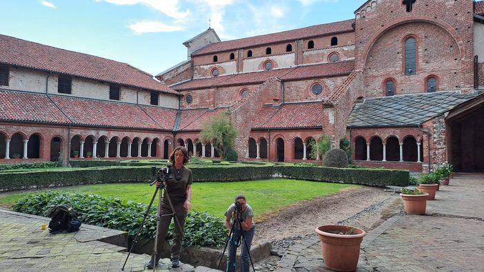 In corso il monitoraggio annuale della colonia dei pipistrelli all'Abbazia di Staffarda