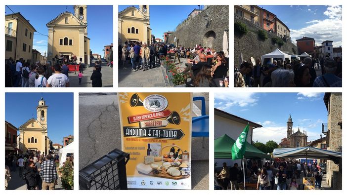 Successo a Murazzano per 'Anduma e Tas-tuma' nel cuore del paese Successo a Murazzano per 'Anduma e Tas-tuma' nel cuore del paese