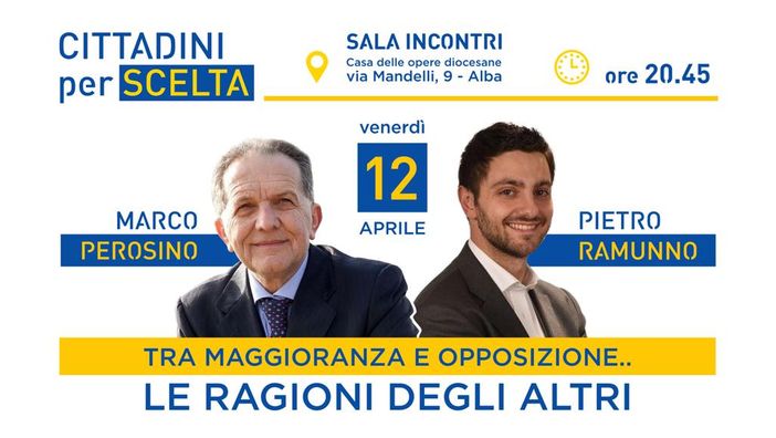 La locandina di presentazione della serata