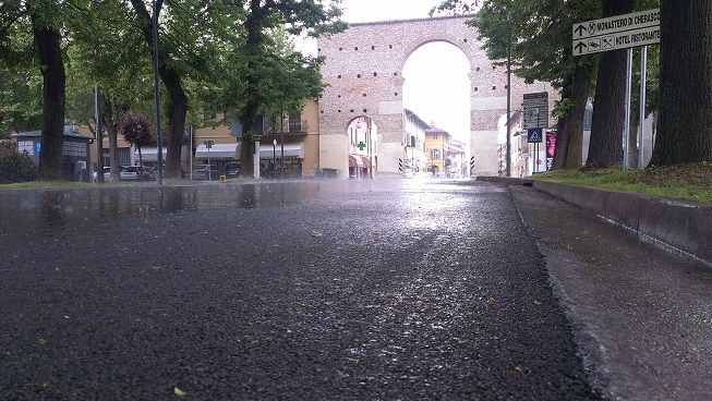 L'immagine del nuovo asfalto