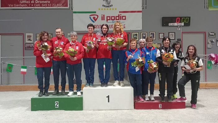 Bocce: Auxilium Saluzzo, due medaglie ai campionati regionali a terne