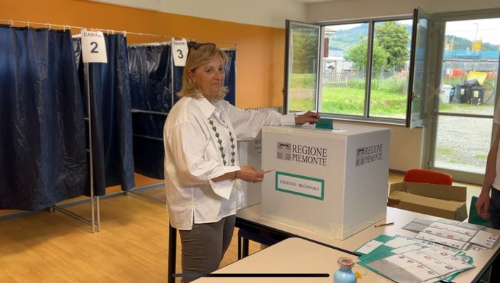 Gianna Pentenero si è presentata al seggio di Casalborgone