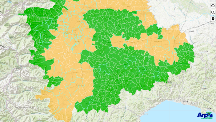 Semaforo antismog: livello arancione e limitazioni  in sette comuni della Granda