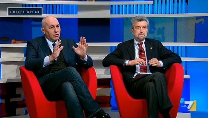 Gli onorevoli Crosetto e Damiano