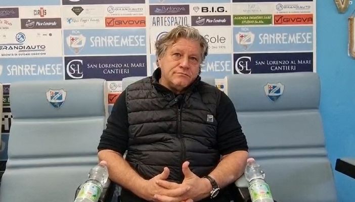 Alessio Pala durante la conferenza stampa post partita Alessio Pala durante la conferenza stampa post partita