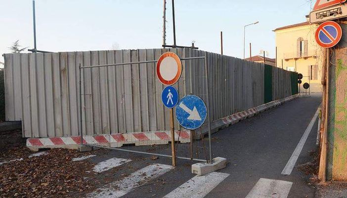 Mondovì, frana dell'alberghiero: i lavori in via Tortora dovrebbero cominciare a metà maggio