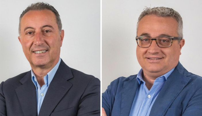 I due nuovi assessori: da sinistra Enrico Falda e Giampiero Bravo I due nuovi assessori: da sinistra Enrico Falda e Giampiero Bravo