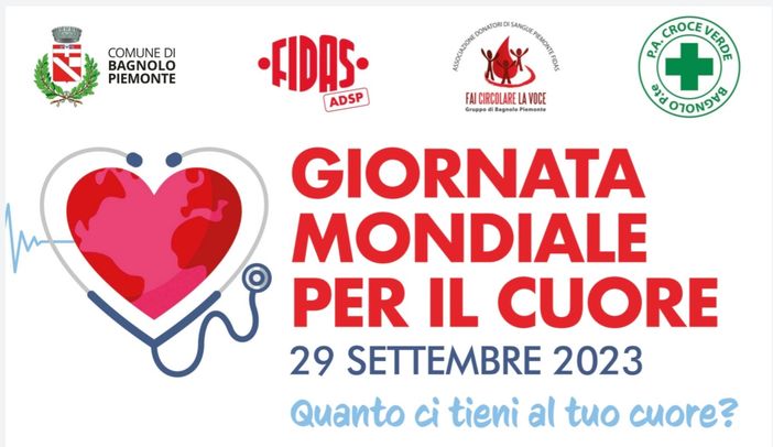 Salute cardiaca e prevenzione al centro della “Giornata mondiale del cuore" a Bagnolo Piemonte Salute cardiaca e prevenzione al centro della “Giornata mondiale del cuore" a Bagnolo Piemonte