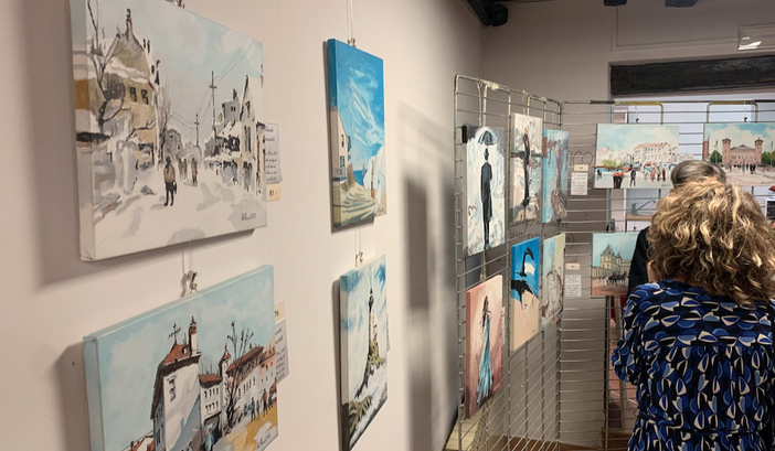 Arte solidale a Savigliano, ultime due settimane per la mostra di Picco e Campana Arte solidale a Savigliano, ultime due settimane per la mostra di Picco e Campana