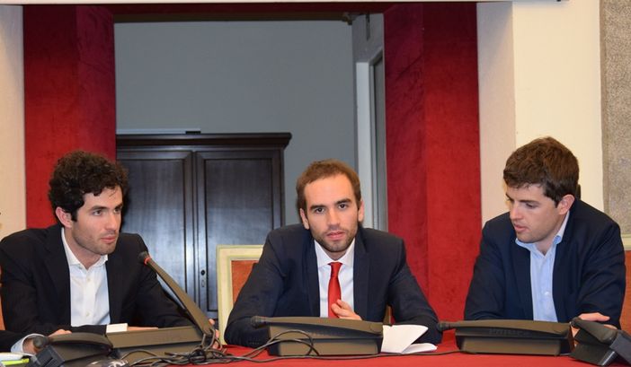 Francesco Di Salvo con Nicola Chionetti  e Michele Pianetta