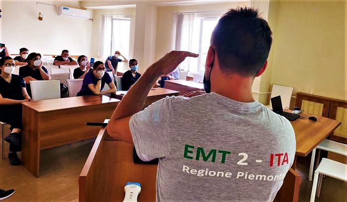 I sanitari dell'EMT2 in missione in Armenia I sanitari dell'EMT2 in missione in Armenia