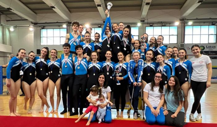 Ginnastica Artistica Fossano in grande spolvero a Cumiana