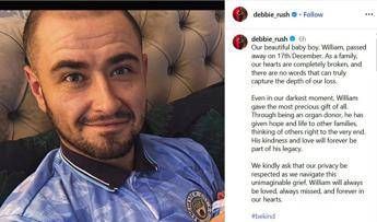 È morto a 31 anni l'attore di 'Waterloo Road' William Rush