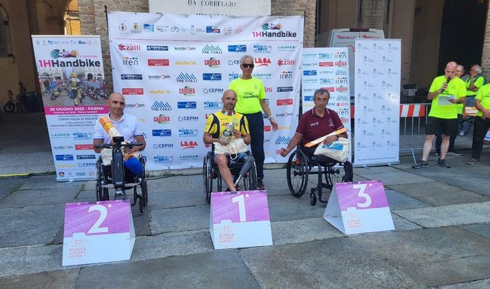 Handbike: Polisportiva P.A.S.S.O. sugli scudi a Parma