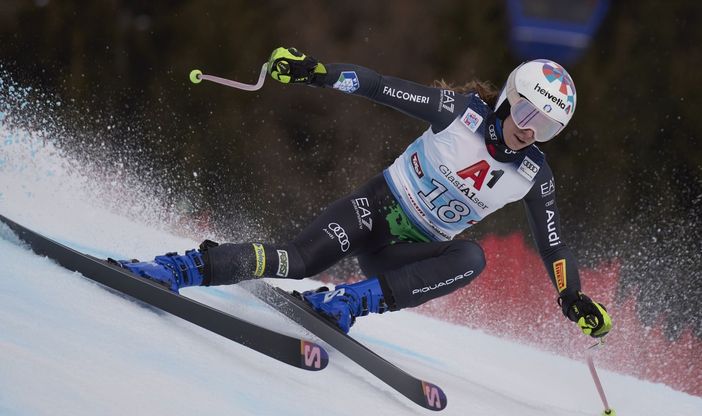 (Bassino in azione durante la Coppa del mondo 22/23 - pentaphoto) (Bassino in azione durante la Coppa del mondo 22/23 - pentaphoto)