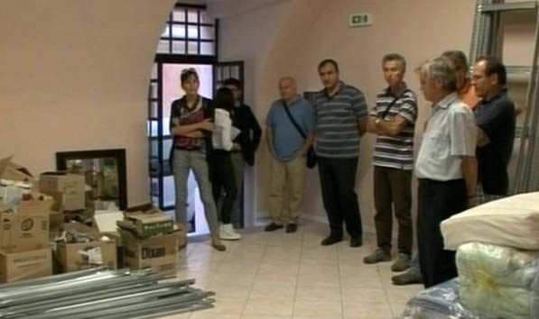 Visita di martedì pomeriggio al Centro Migranti Visita di martedì pomeriggio al Centro Migranti