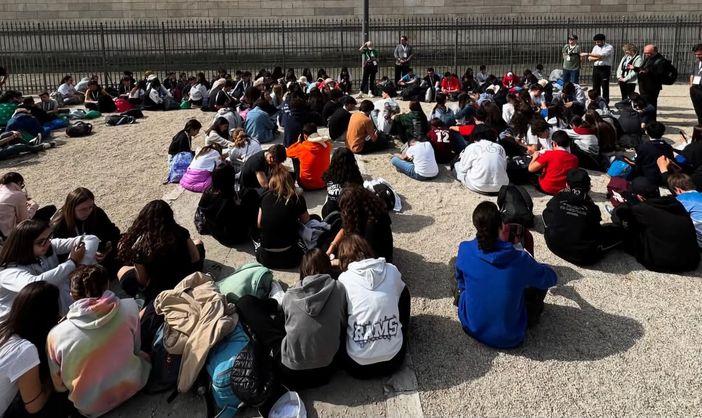 Un momento dell'esperienza romana (foto della Diocesi di Alba)