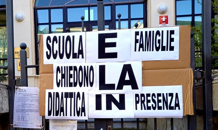 Anche a Busca si dice "no alla DAD" (VIDEO)