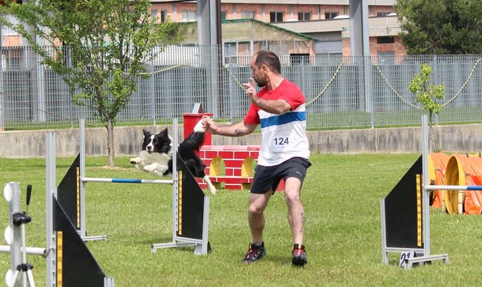 Leon e Claudio Atzori impegnati in una gara