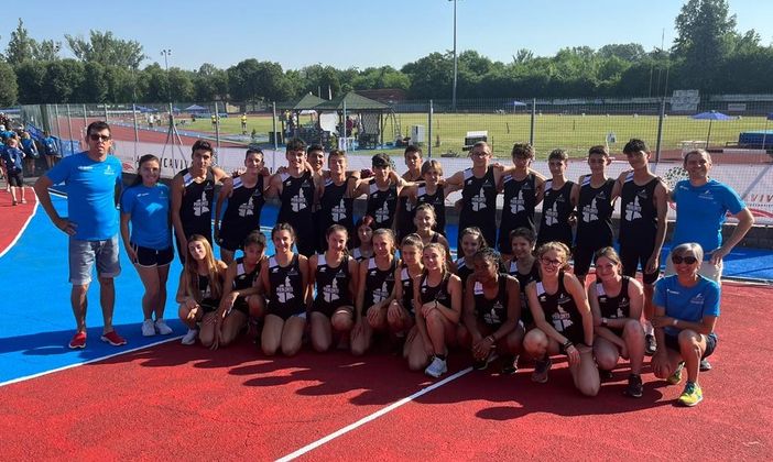 (La squadra u16 del Pratizzoli 2022 - FOTO FIDAL PIEMONTE) (La squadra u16 del Pratizzoli 2022 - FOTO FIDAL PIEMONTE)