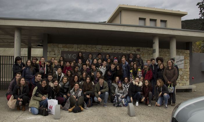 Allievi del Denina Pelicco al Lycée Roumanille di Nyons Allievi del Denina Pelicco al Lycée Roumanille di Nyons