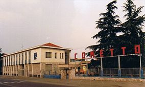 Lo stabilimento della Cometto spa a Borgo San Dalmazzo