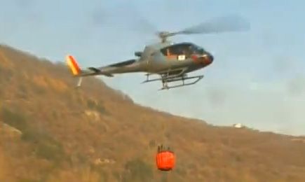 Incendio Demonte, situazione sotto controllo (VIDEO) Incendio Demonte, situazione sotto controllo (VIDEO)