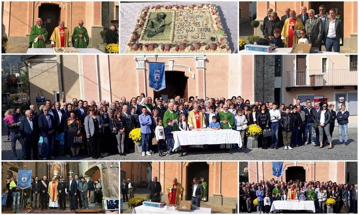 Le immagini della festa a don Calandri