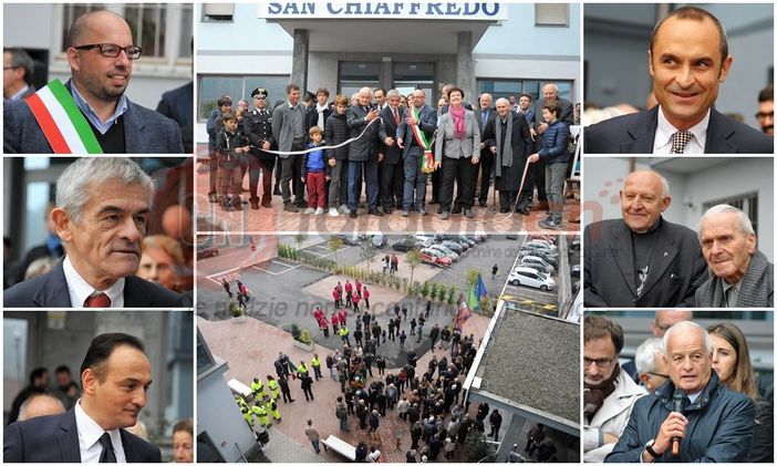 L'inaugurazione del restyling di piazza Carlo Re