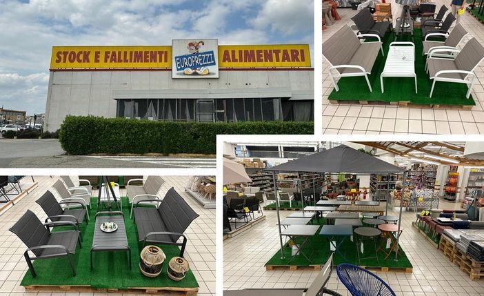 Scopri “le offerte arredo giardino” da Europrezzi Stock e Fallimenti di Genola Scopri “le offerte arredo giardino” da Europrezzi Stock e Fallimenti di Genola