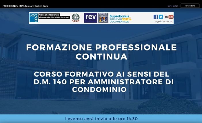 Geometri Cuneo – Corso di Aggiornamento Amministratori di Condominio