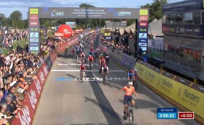 Ciclismo: argento di Elisa Balsamo agli Europei in Limburgo, Wiebes vince in volata