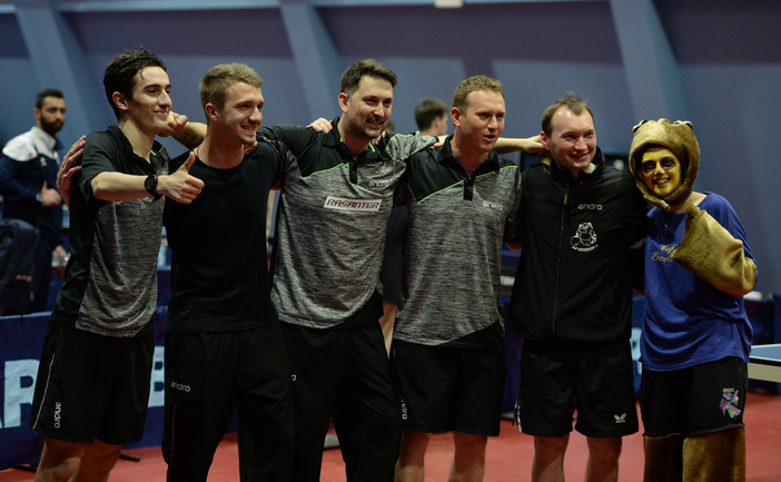 Tennistavolo - Primo atto della finale scudetto per l'A4 Tonoli Scotta Verzuolo