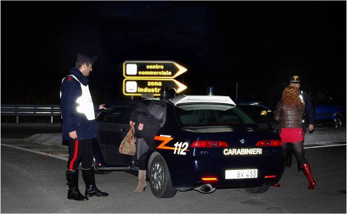 Controlli anti prostituzione da parte dei carabinieri di Alba
