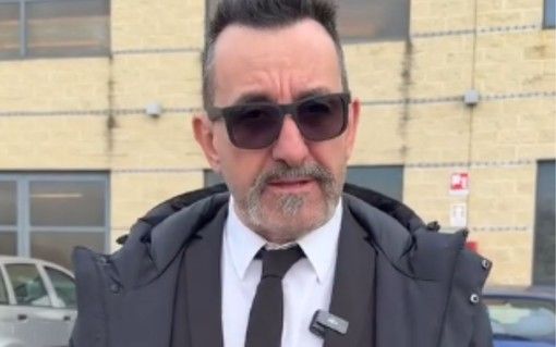 Luigi Pelazza in un frame della storia Instagram