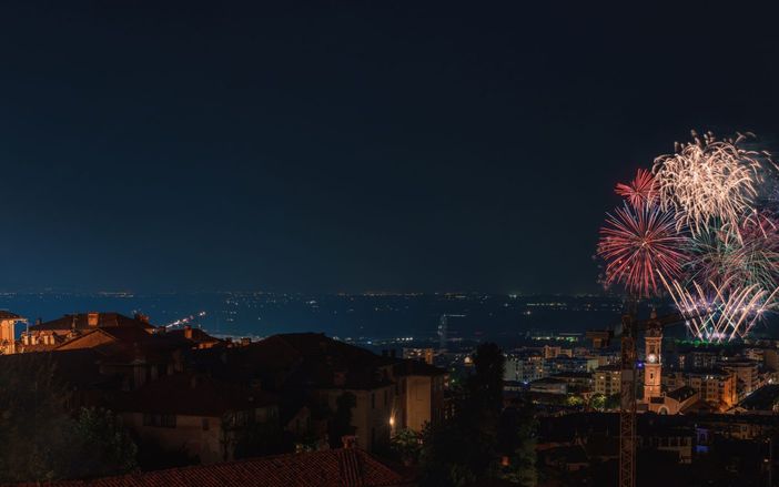 Saluzzo, fuochi di artificio di San Chiaffredo Saluzzo, fuochi di artificio di San Chiaffredo