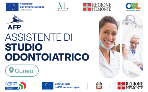 Iscrizioni aperte al corso gratuito per Assistente di studio odontoiatrico (ASO), in partenza a febbraio all’AFP di Cuneo